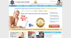 Desktop Screenshot of lowcostquickneasydefensivedriving.com